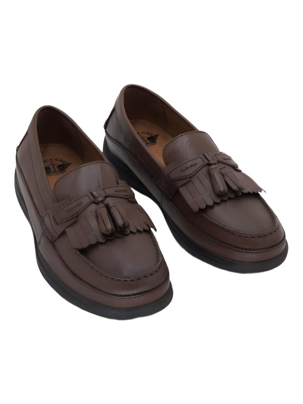 Dockers Sinclair Kiltie Slip On Dress Loafers Brown Mens Size 8.5M